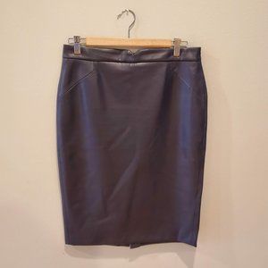 NWT Premise Studio Faux Leather Pencil Skirt sz 8